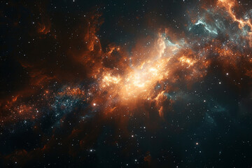 Naklejka premium Cosmic Nebula