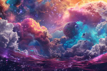 Fototapeta premium Cosmic Dreamscape