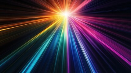 Abstract Light Burst