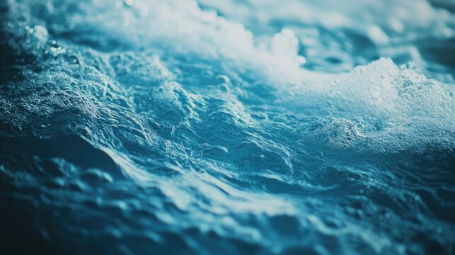A close-up view of a wave in the ocean, ideal for use in designs related to nature and water
