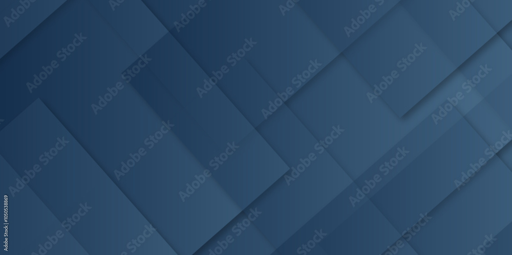 Poster abstract modern blue color pattern geometric luxury gradient line background random square shape des