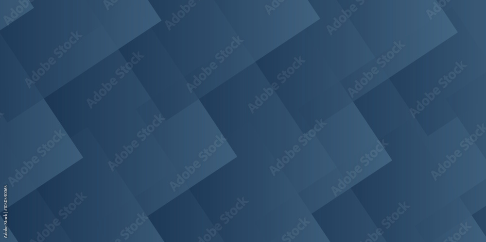 Poster abstract modern dark blue color pattern geometric luxury gradient line background random square shap