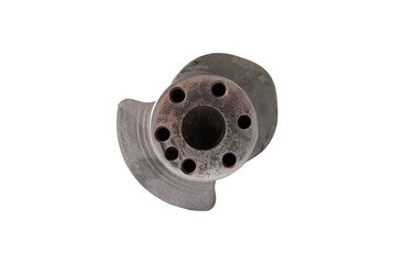 Engine Crankshaft on a white background
