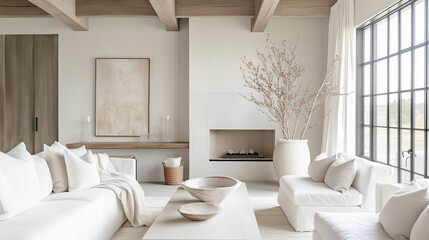 Fototapeta premium Modern and elegant living room