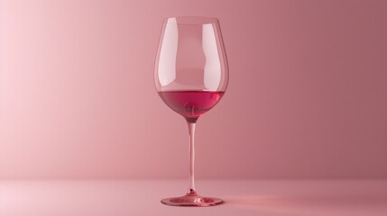 A glass of red wine sitting on a table, ready for a relaxing evening