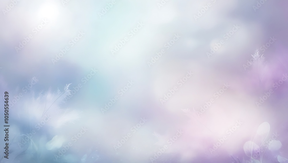 Aufkleber abstract blue background with bokeh. generative ai.
