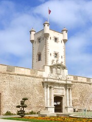 GATE OF LAND IN CADIZ, SPAIN