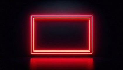Red Neon Frame.