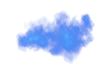 Cosmic Blue Background with Twinkling Stars. Fantastic blue smoke background. Magic blue smoke with glitter and small particles of twinkling stars. Fog with luminous particles. Blue vapor with stardus