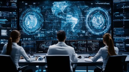Precision Planning: Corporate Team Aligning on Key Project Milestones
