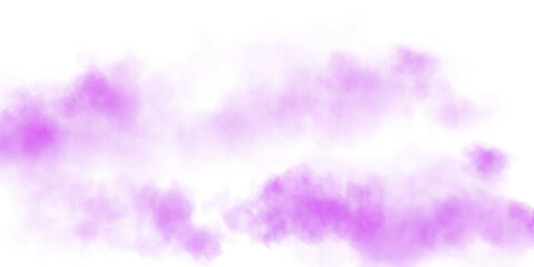 Fantastic pink smoke. Magic smoke. Smog cloud on podium or stage. Fog vapor over ground or water surface, magic haze. PNG.