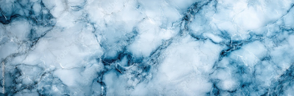 Poster a textured blue marble background with swirling patterns, ideal for design projects.