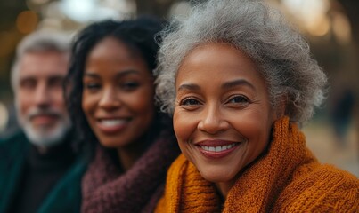 Diverse Group Portrait Reflecting the Universal Need for Life Insurance Coverage for All Age Groups and Backgrounds, Generative AI