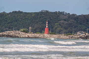 Navegantes-sc,brazil-october 25,2024 This image features the sign with the name "Navegantes" highlighted, symbolizing the welcoming and maritime spirit of the city 