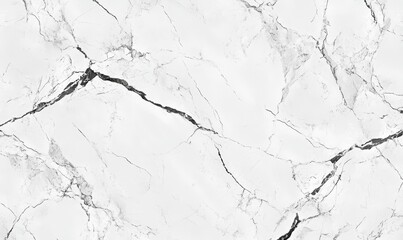 Seamless White Marble Texture with Natural Veining, Perfect for Interior Design and Architectural Visualization, High Resolution Stone Surface Pattern, Infinity Tiling, Generative AI