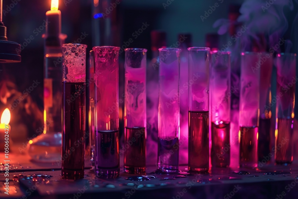 Poster candles placed together on a flat surface, ideal for use in various scenes and settings