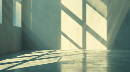 Obraz premium A cozy room filled with natural light from the windows, perfect for a calm atmosphere