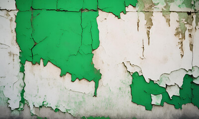 peeling paint on a wall