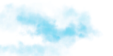 Fototapeta premium Fantastic blue smoke. Magic smoke. Smog cloud on podium or stage. Fog vapor over ground or water surface, magic haze. PNG. 