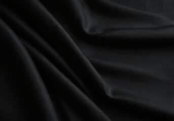 Fototapeta premium wallpaper, black fabric, abstract black background