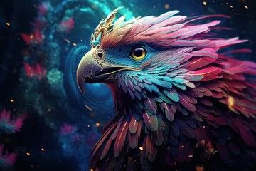 Fototapeta premium blue and gold macaw