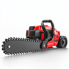 Fototapeta premium Chainsaw Isolated