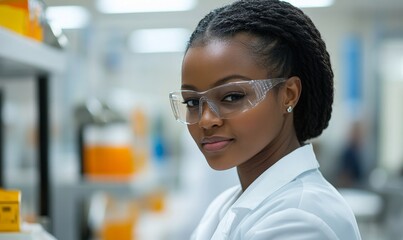 Fototapeta premium Quality Assurance Manager Showcasing GMP Certified Standards Globally for Ensuring Good Manufacturing Practice Compliance, Generative AI