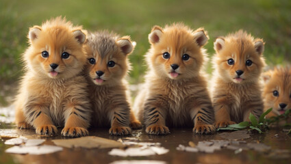 three little kittens