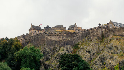 Obraz premium the castle of edinburgh scotland