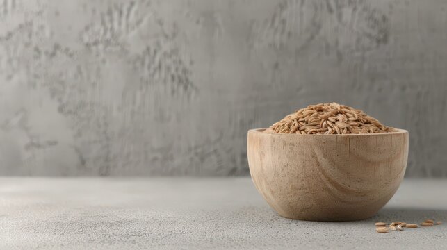 Whole cumin seeds spread on a textured surface, copy space, Spice photography