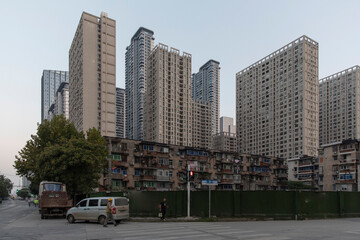 Cityscape of Wuhan China