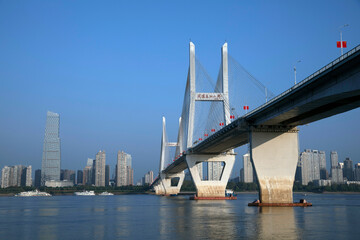 Obraz premium Cityscape of Wuhan China