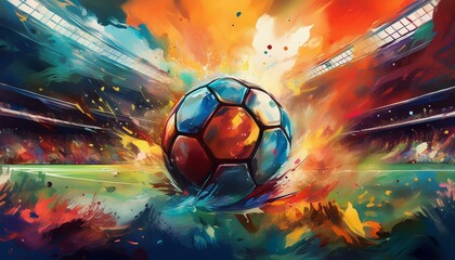 Illustration versus football