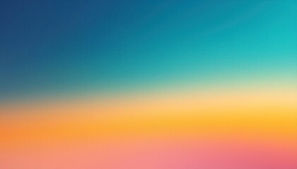 Fototapeta premium Multi-Color Fusion Gradient Background with Blur and Noise Grain Texture