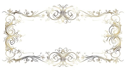 Invitation/Wedding card template isolated on transparent PNG.