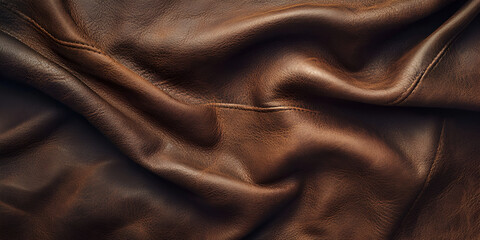 Obraz premium Leather Texture, Top View, Fine Grain with Dark Tone