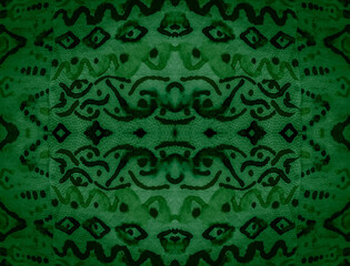 Jade Boho Watercolour. Jade Ikat Zig Zag. Jade