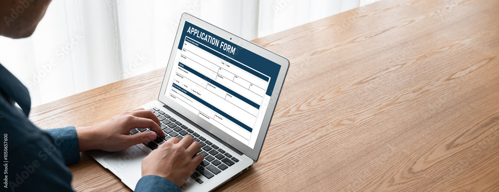 Poster online application form for modish registration on the internet website