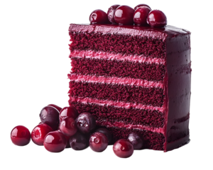 Decadent Layered Black Forest Cake with Cherry Frosting and Drizzle