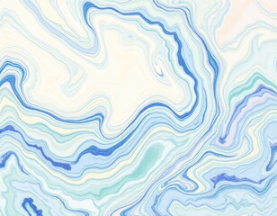 Fototapeta premium Marble swirls in watercolor background