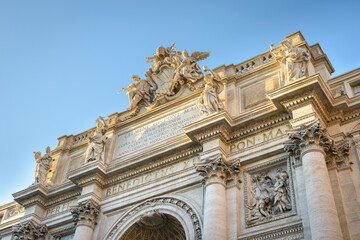The famous Fontana di Trevi