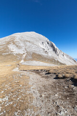 Hiking to Vihren Peak in Pirin National Park close to Bansko, Bulgaria