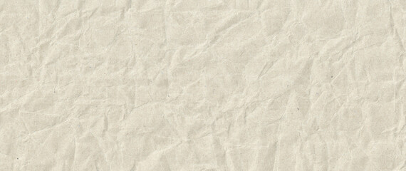 The texture of a brown crumpled sheet of paper as a background, Recycle brown paper crumpled texture, brown paper texture vintage background.