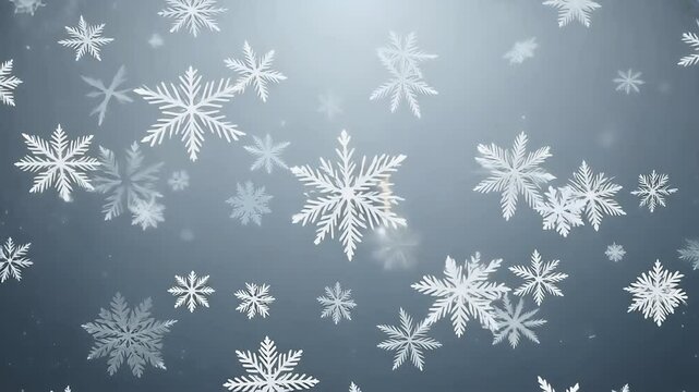 Seamless motion graphics pack featuring snowfall transitions providing dynamic winterthemed effects video projects available 4K resolution alpha channel smooth integration editing software snowflake