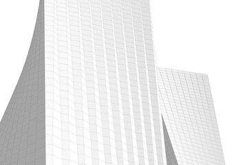 Fototapeta premium modern architecture 3d rendering 3d illustration