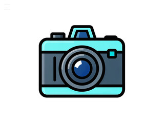 Camera icon, Flat illustration of vector icon