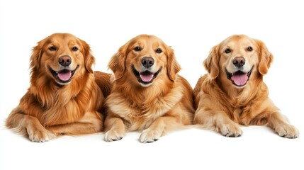 Group of Golden Retrievers