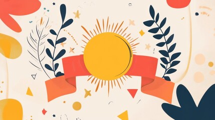 A colorful award certificate featuring whimsical designs celebrating creativity and achievement