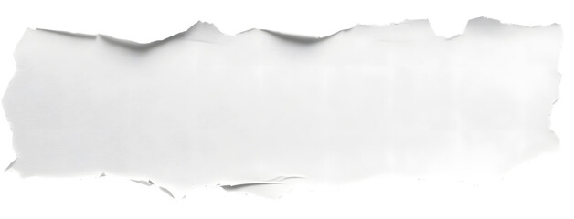 Obraz premium White ripped paper torn edges strips isolated on black background