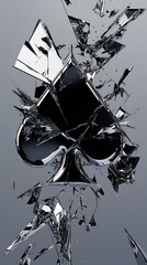 
Ace of Clubs. Abstract and Creative art.